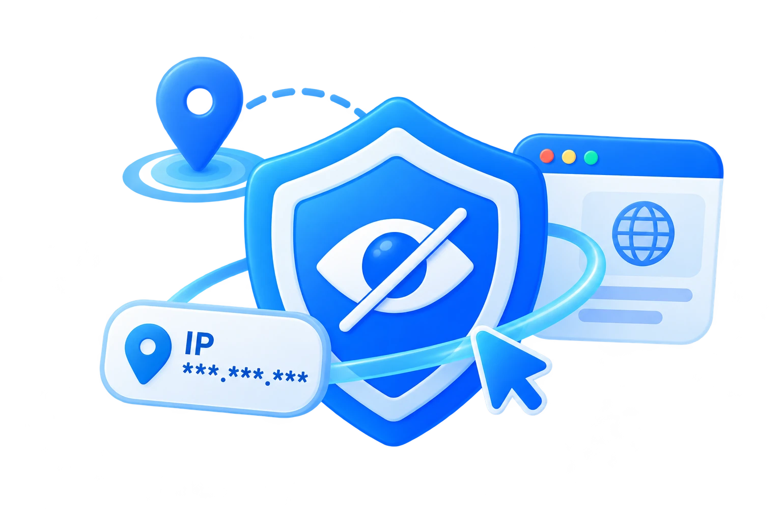 Private IP information protected by Aquila VPN