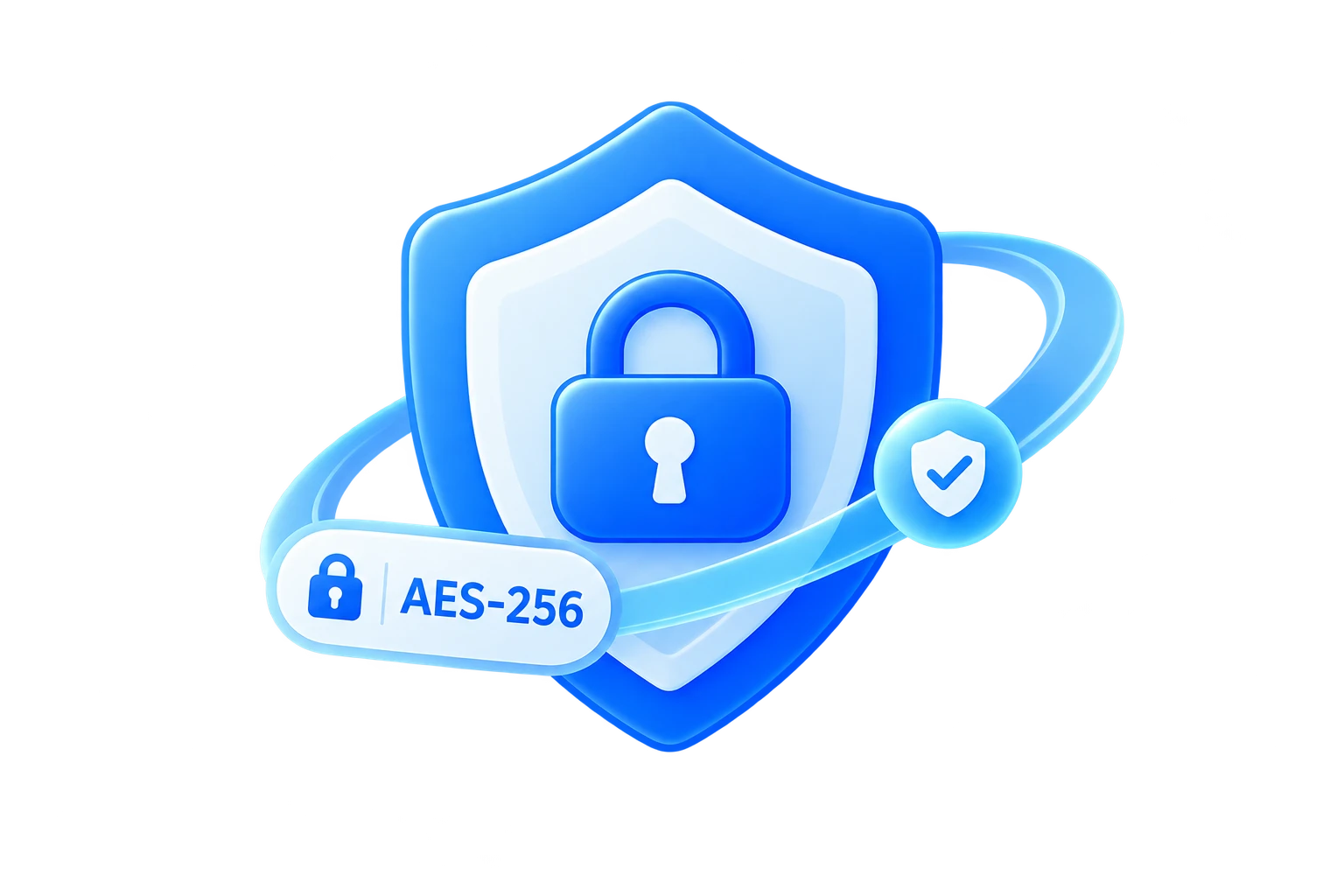 AES-256 encrypted VPN connection